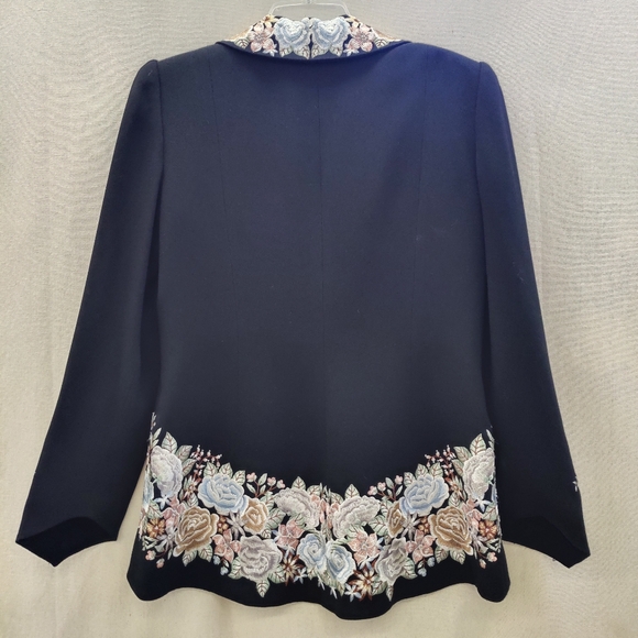 Zelda Vintage Embroidered Jacket, Size 10 - Picture 12 of 14